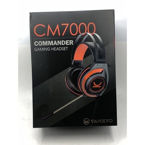 vankyo Other - NEW - Vankyo CM7000 Commander Red & Black Gaming Headset w/ Mic